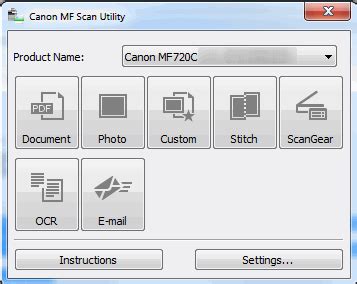  DVD-ROM MF Scan Utility . . Canon mf scan utility